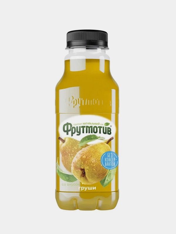 Напиток сокосодержащий Фрутмотив со вкусом груши, негазированный, 0,5л