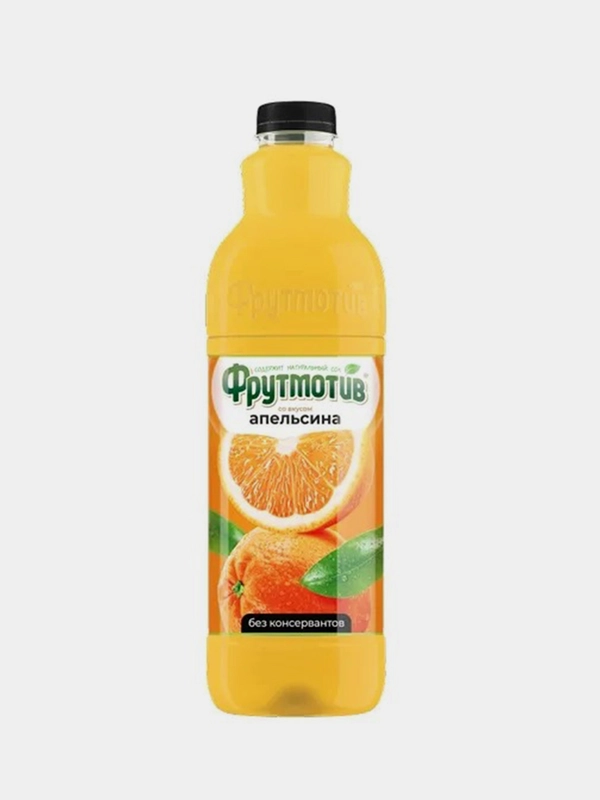 Напиток сокосодержащий Фрутмотив со вкусом апельсина, негазированный, 1,5л