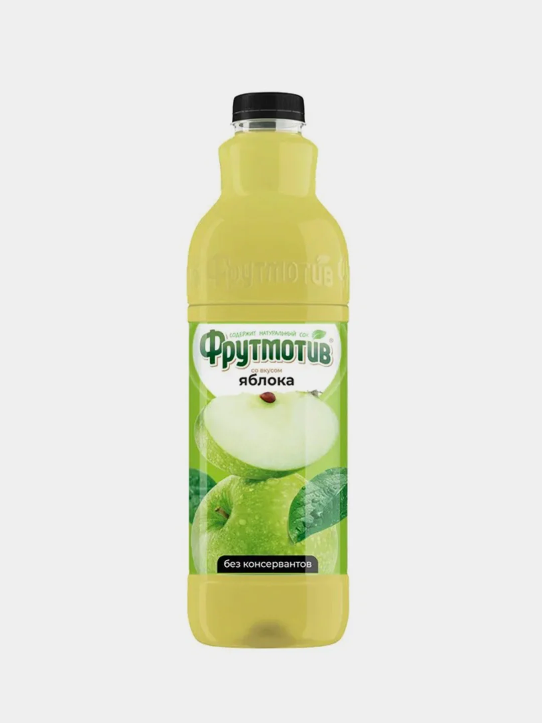 Напиток сокосодержащий Фрутмотив со вкусом яблока, негазированный, 1,5л