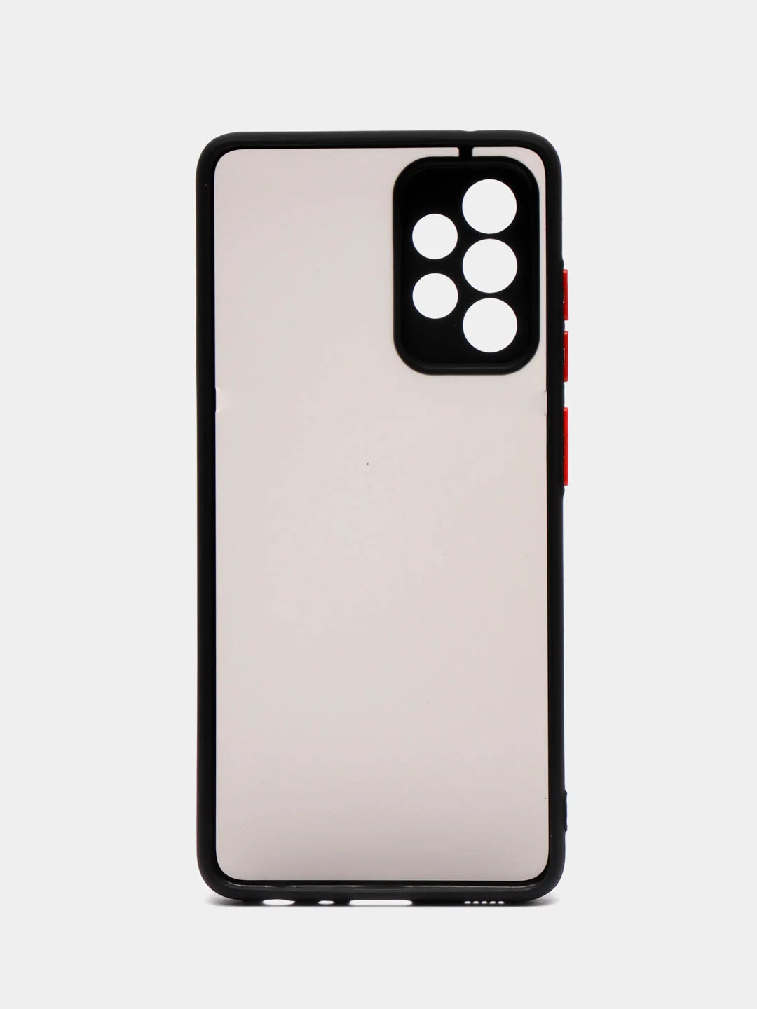 Черный чехол Samsung Galaxy A52, A52s (Самсунг А52, А52с), пластиковый, матовый