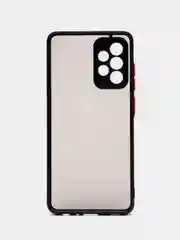 Черный чехол Samsung Galaxy A52, A52s (Самсунг А52, А52с), пластиковый, матовый