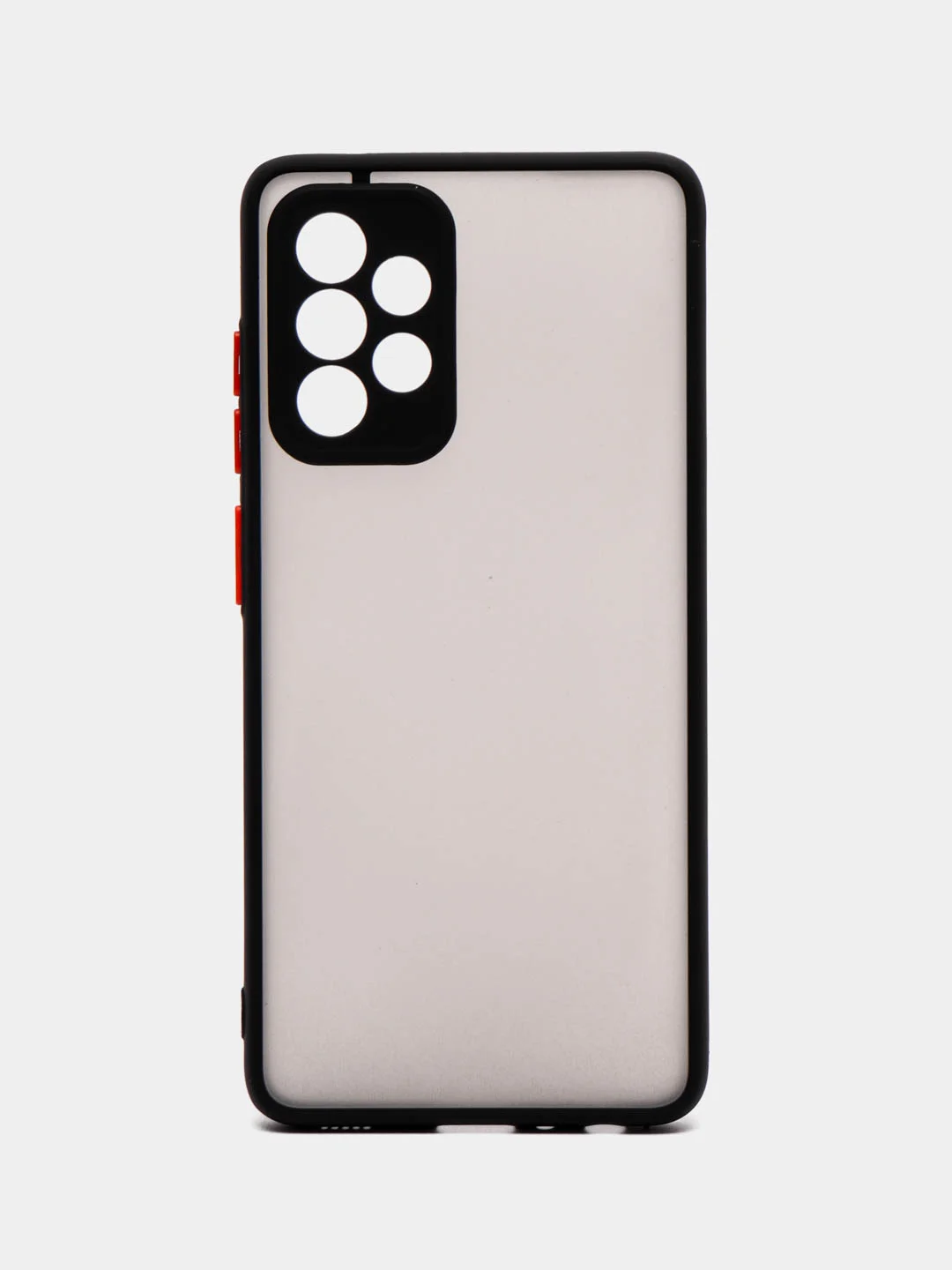 Черный чехол Samsung Galaxy A52, A52s (Самсунг А52, А52с), пластиковый, матовый