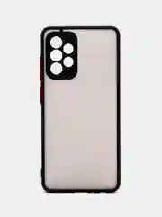 Черный чехол Samsung Galaxy A52, A52s (Самсунг А52, А52с), пластиковый, матовый