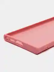 Розовый чехол для Samsung Galaxy S23 Ultra (Самсунг Галакси С23 Ультра), силиконовый