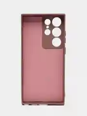 Бежевый меланж чехол для Samsung Galaxy S23 Ultra (Самсунг Галакси С23 Ультра), силиконовый