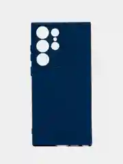 Синий чехол для Samsung Galaxy S23 Ultra (Самсунг Галакси С23 Ультра), силиконовый