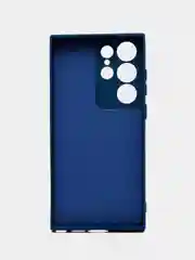 Синий чехол для Samsung Galaxy S23 Ultra (Самсунг Галакси С23 Ультра), силиконовый