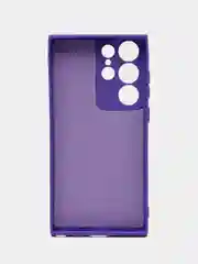 Аметистовый чехол для Samsung Galaxy S23 Ultra (Самсунг Галакси С23 Ультра), силиконовый