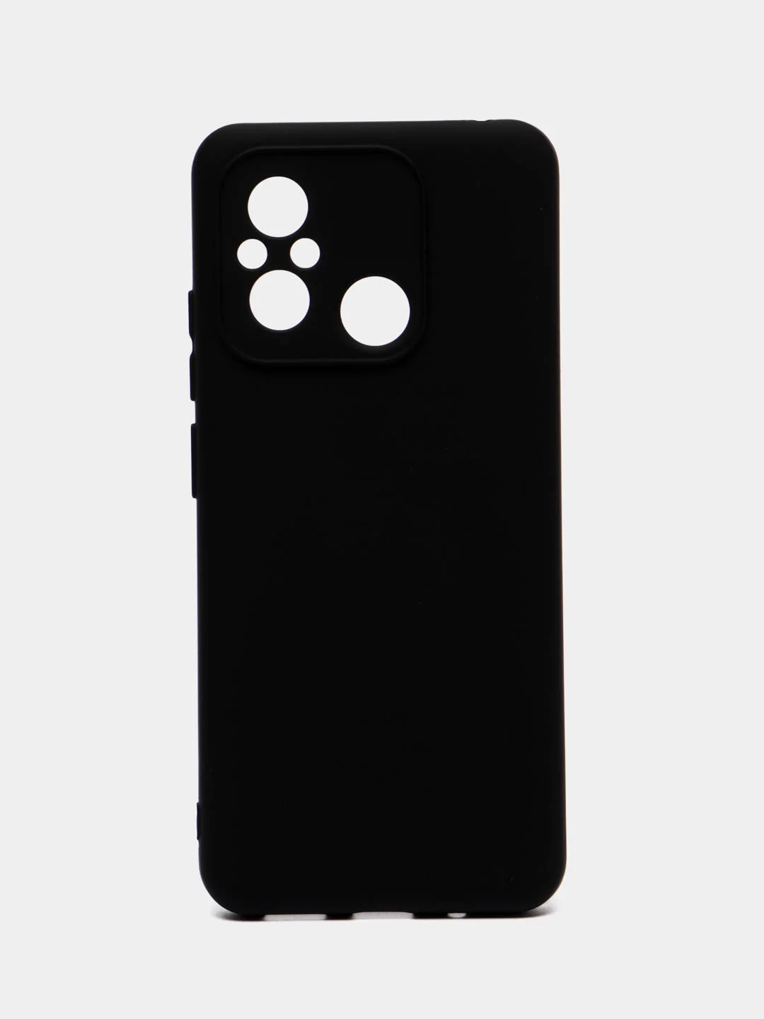 Черный чехол силиконовый для Xiaomi Redmi 12C, Сяоми Редми 12С Silicone Cover