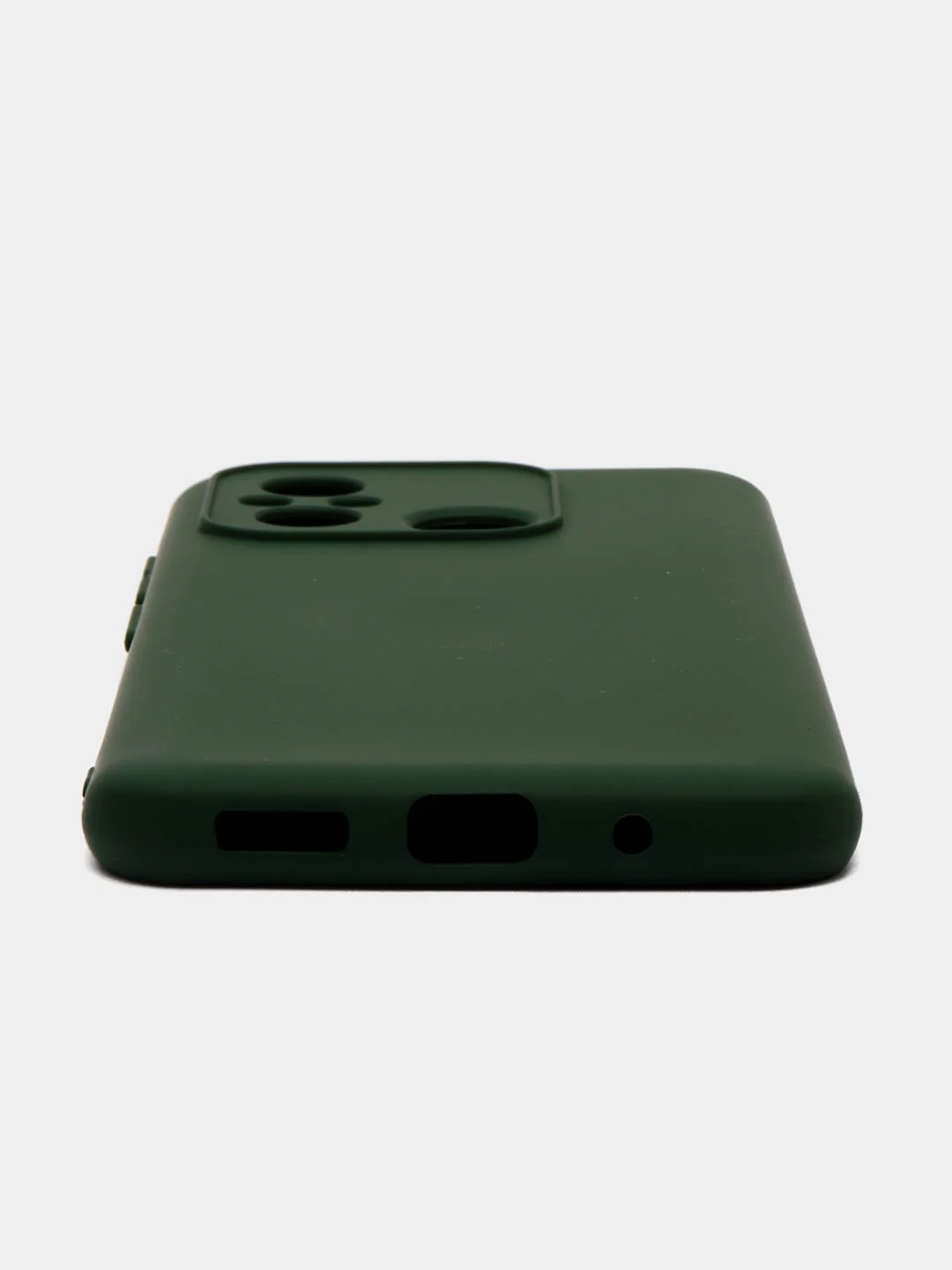 Зеленый чехол силиконовый для Xiaomi Redmi 12C, Сяоми Редми 12С Silicone Cover