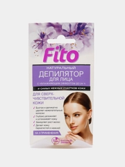 Крем для депиляции лица и нежных участков кожи fito косметик с увлажняющим эффектом, 15 мл