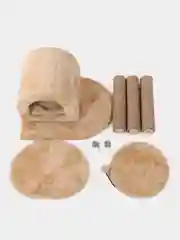 Бежевый когтеточка с домиком