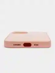 Розовый чехол для айфон со стеклянной панелью iPhone 11, 12, 13, 14, Pro, 12 Pro Max, 14 Pro