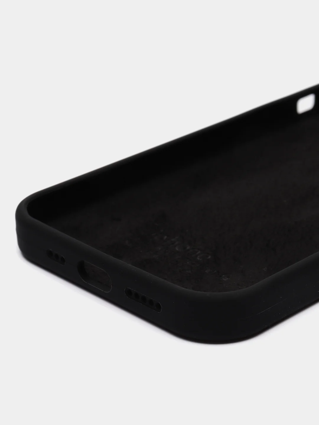 Черный чехол Silicone Case iPhone 11, 13, 14, Pro, Max, с закрытым низом, айфон, силикон кейс