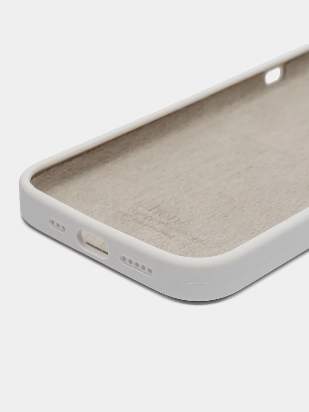 Белый чехол Silicone Case iPhone 11, 13, 14, Pro, Max, с закрытым низом, айфон, силикон кейс