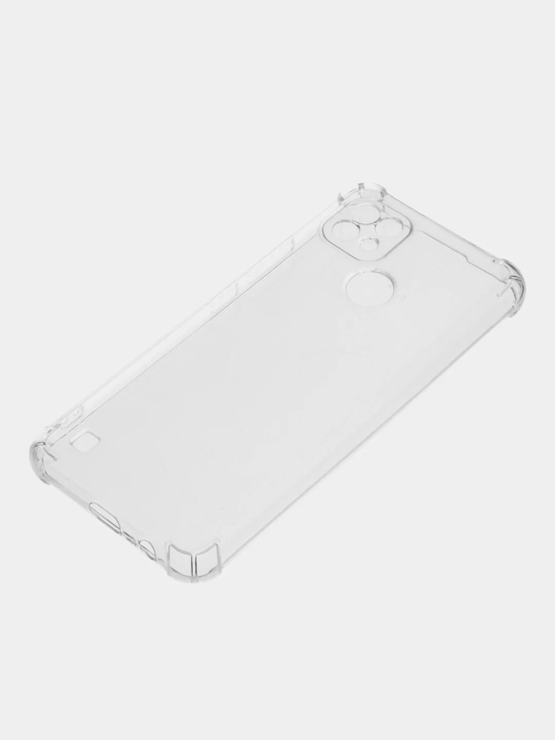 Realme C21Y, C21, C11 (2021), C20  чехол прозрачный силикон с защитой углов CasExpress