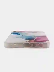 Ледяной силиконовый чехол на Realme C35 / Реалми С35 прозрачный, с рисунком, защита камеры