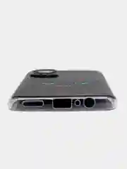 Черный силиконовый чехол на Honor X7 2022 / Хонор Х7 2022 прозрачный, с рисунком, защита камеры