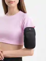 Черный сумка для бега. Сумка-чехол для смартфона на руку.