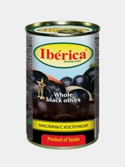 Маслины IBERICA с косточкой 360г Испания