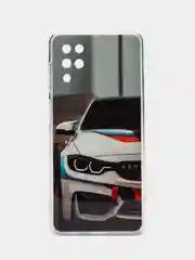 Оливковый чехол Samsung Galaxy A12 / M12, Самсунг Галакси А12 / М12 с рисунком Игра в кальмара