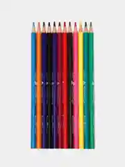 Бирюзовый карандаши цветные 12, 18, 24, 36 цветов Funcolor пластиковые, в картонной тубе