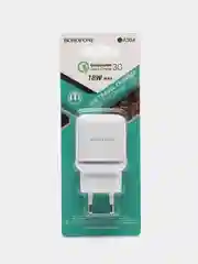 Белый сетевое зарядное устройство, Блок питания, Быстрая зарядка QC3.0 для Apple/Android, BA36A