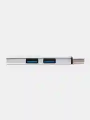 Серебряный usb hub-концентратор разветвитель usb hub 3.0