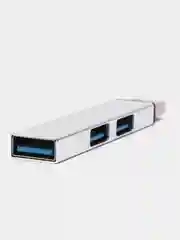 Серебряный usb hub-концентратор разветвитель usb hub 3.0