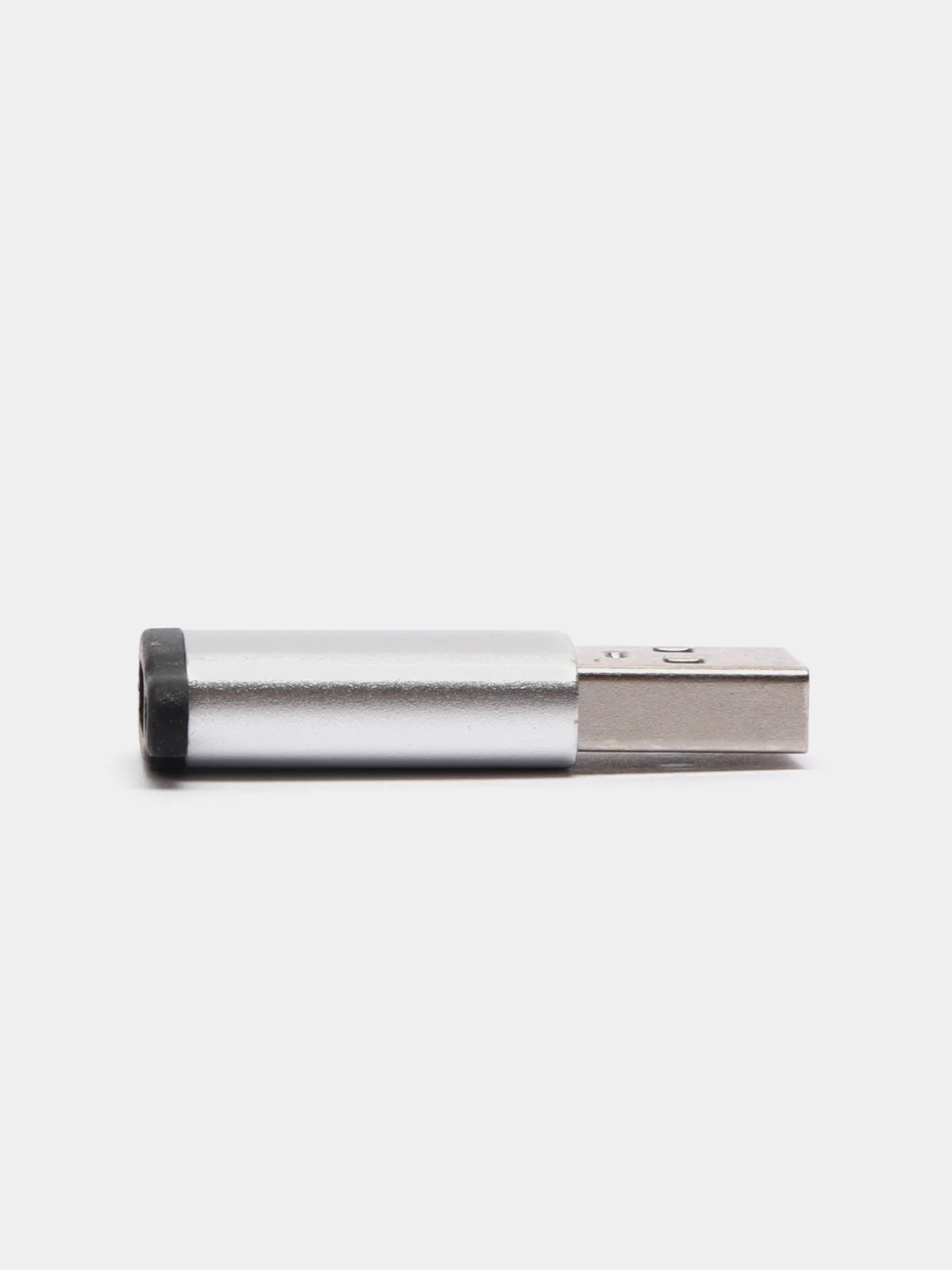Серебряный переходник адаптер type-c usb 3.0 otg