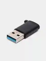 Черный переходник адаптер type-c usb 3.0 otg