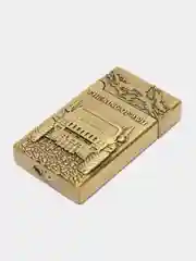 Белый зажигалка газовая Hammer БТР, многоразовая