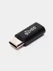 Серый переходник адаптер type-c type-c super speed usb 3.1 otg
