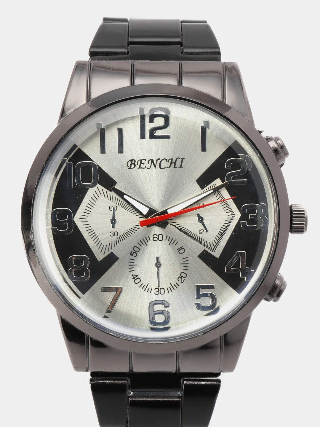 Золотой мужские часы "BENCHI" наручные, кварцевые, в коробке
