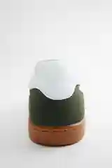Молочный кеды низкие кожаные с цветными вставками женские Befree