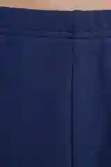 Темно-синий брюки-джоггеры хлопковые из футера с поясом на резинке женские Befree
