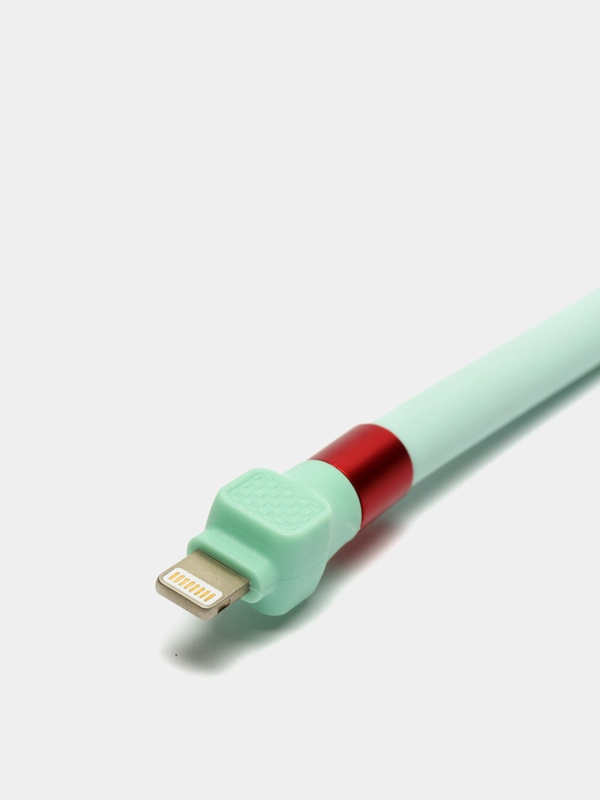 Кабель для зарядки телефона, Lightning, 2.4А, передача данных, с функцией подставки