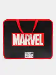 Черный папка школьная для тетрадей Marvel "Мстители" и другие, А4, на молнии, с ручками
