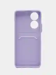 Лавандовый чехол для Honor X7, Хонор Х7, силиконовый