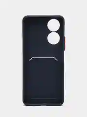 Темно-синий чехол для Honor X7, Хонор Х7, силиконовый