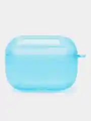 Голубой чехол для наушников AirPods 1 / Pro 2 / 3 Силиконовый