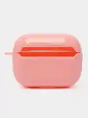 Розовый чехол для наушников AirPods 1 / Pro 2 / 3, силиконовый