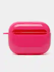 Фуксия чехол для наушников AirPods 1 / Pro 2 / 3, силиконовый