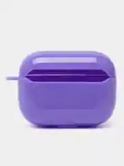 Фиолетовый чехол для наушников AirPods 1 / Pro 2 / 3, силиконовый
