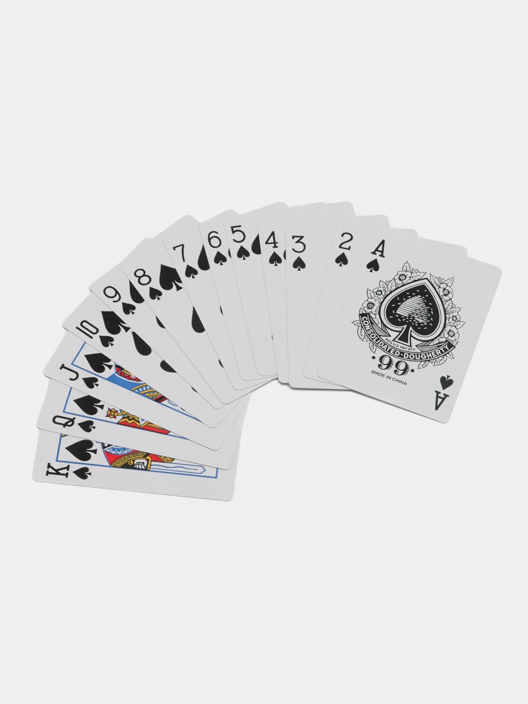 Темно-синий игральные карты ( пластик и полупластик ) Poker Club, 52-54 штуки