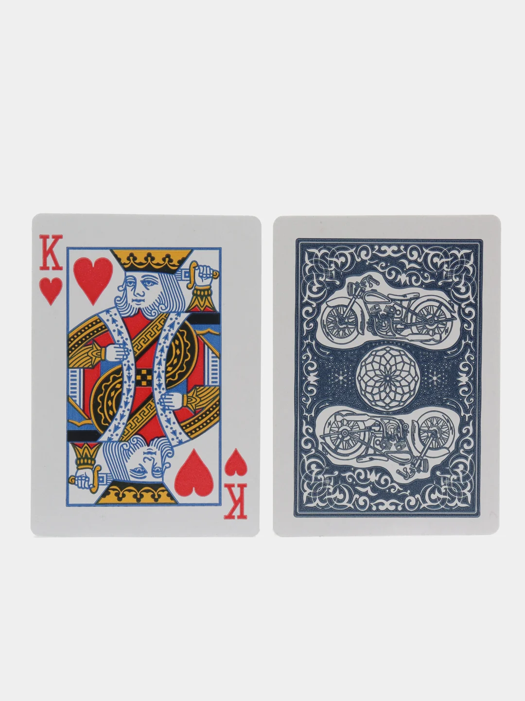Темно-синий игральные карты ( пластик и полупластик ) Poker Club, 52-54 штуки