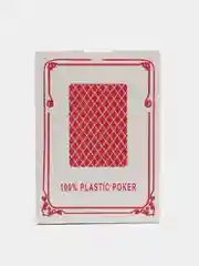 Алый игральные карты ( пластик и полупластик ) Poker Club, 52-54 штуки