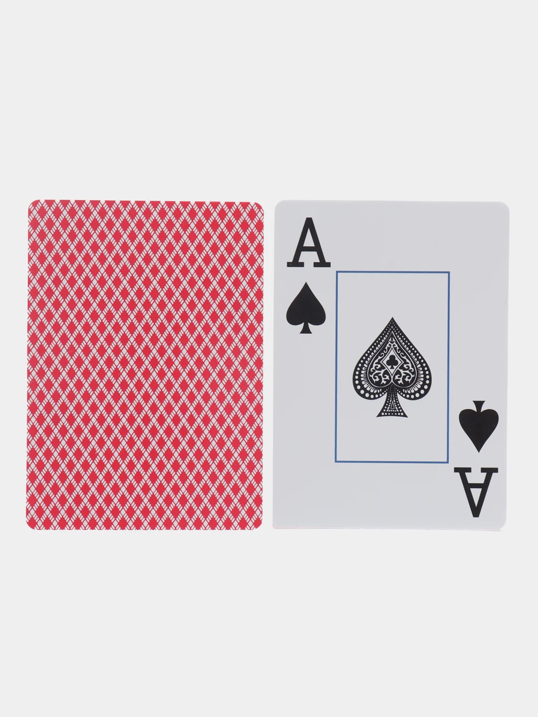 Алый игральные карты ( пластик и полупластик ) Poker Club, 52-54 штуки
