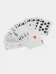 Марсала игральные карты ( пластик и полупластик ) Poker Club, 52-54 штуки