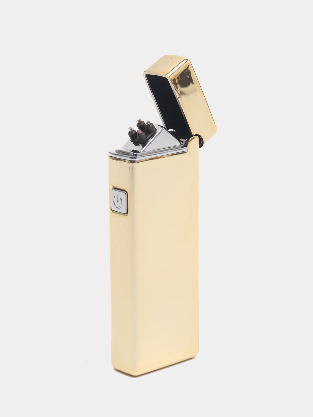 Золотой электронная, импульсная, дуговая зажигалка, с зарядкой от USB, "Тесла"